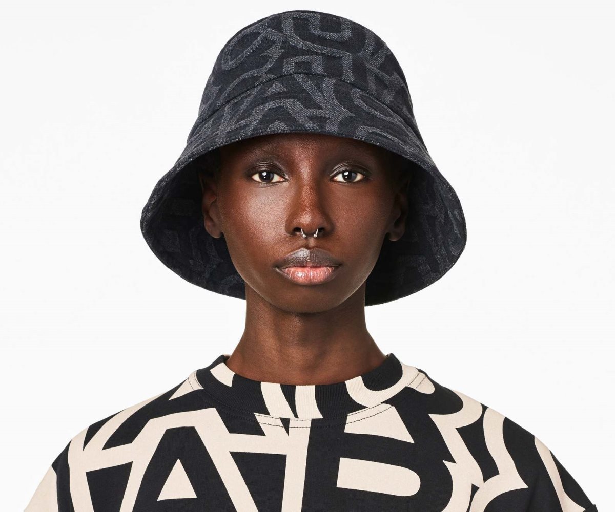 Marc Jacobs Monogram Bucket Hat Černé | CMKLZ6730