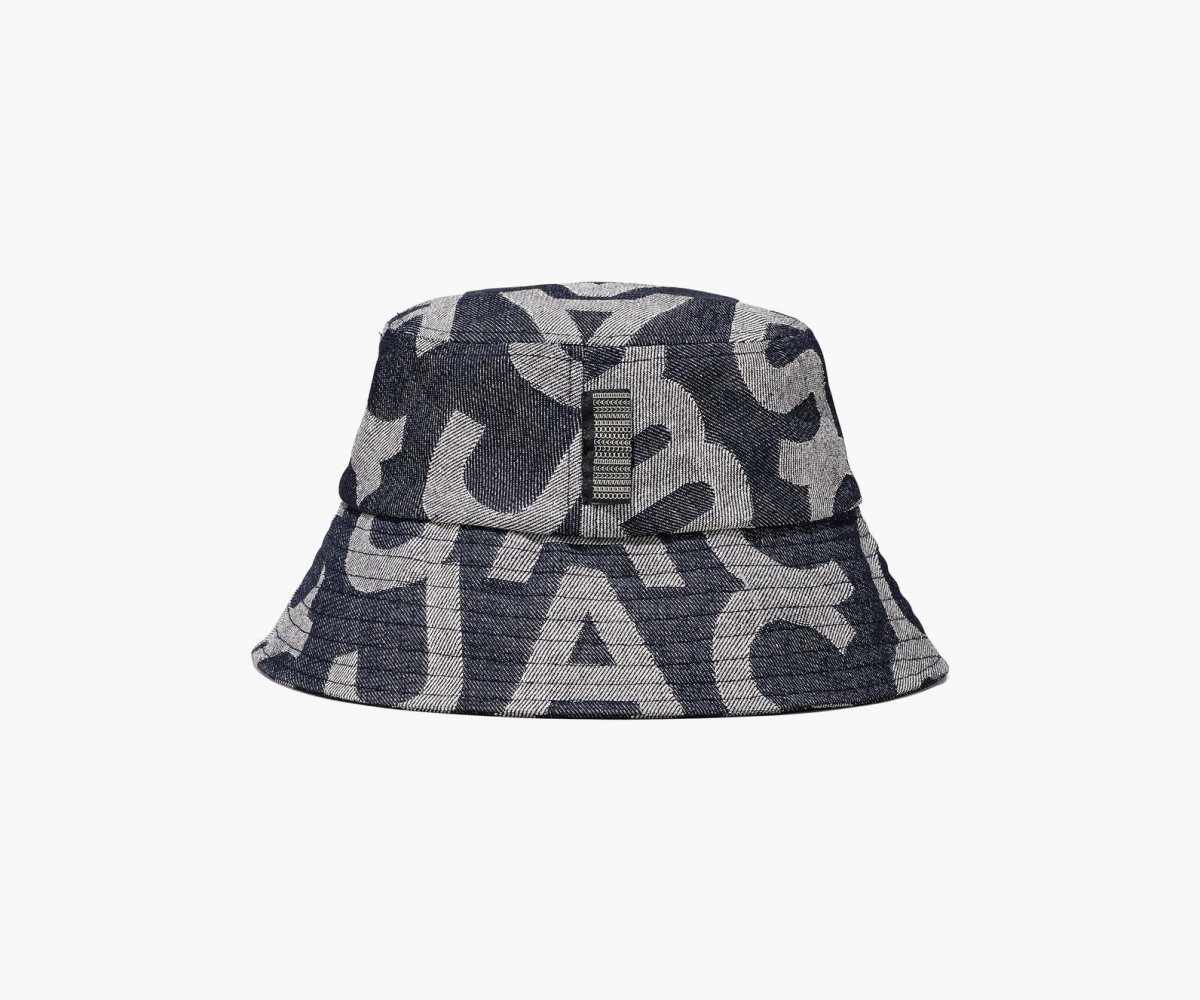 Marc Jacobs Monogram Denim Bucket Hat Blankyt | OJPDF9628