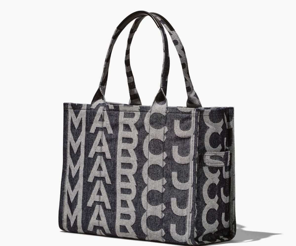 Marc Jacobs Monogram Denim Large Tote Blankyt | EGTIB9603