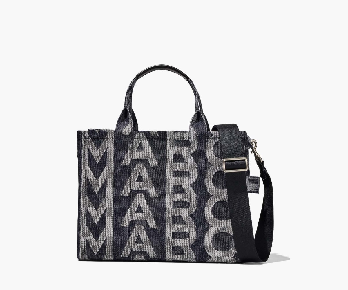 Marc Jacobs Monogram Denim Medium Tote Bag Blankyt | WGLYQ9461