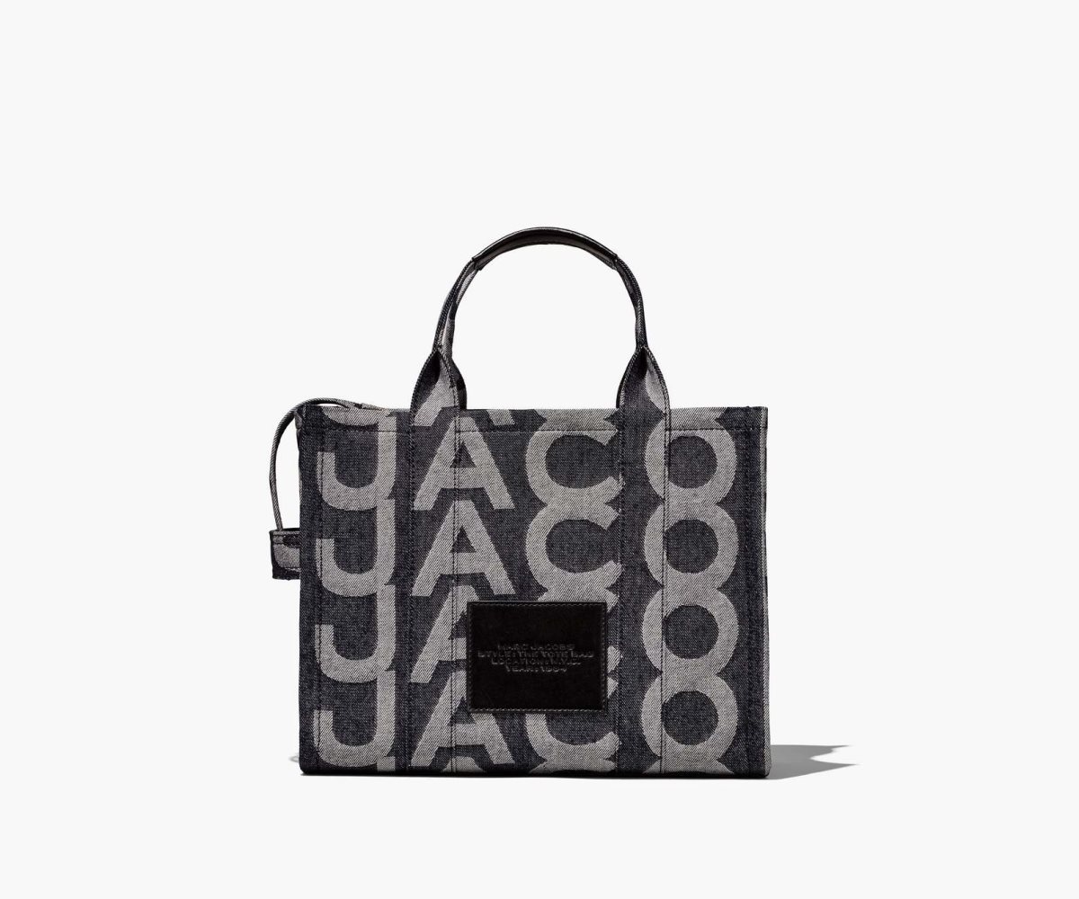 Marc Jacobs Monogram Denim Medium Tote Bag Blankyt | WGLYQ9461