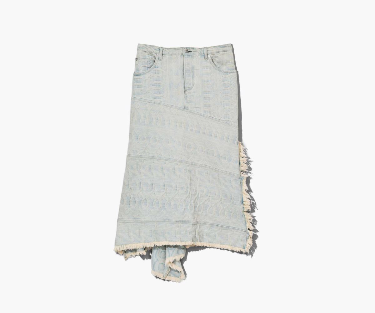 Marc Jacobs Monogram Denim Skirt Blankyt | AFHTL9684