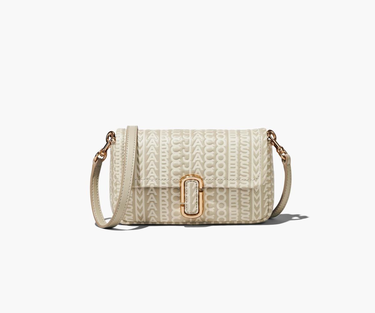 Marc Jacobs Monogram Læder J Marc Mini Bag Hnědožlutý | UGDOY1604