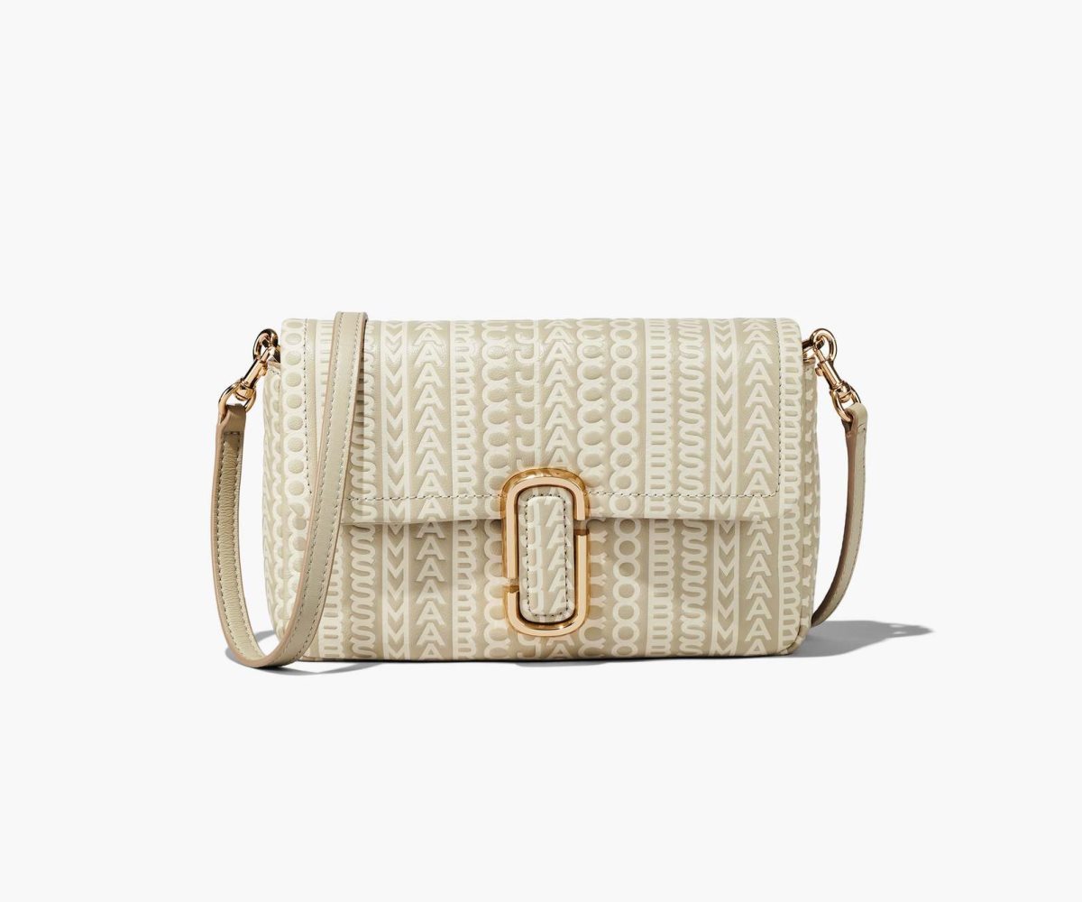 Marc Jacobs Monogram Læder J Marc Shoulder Bag Hnědožlutý | PQFBE0426