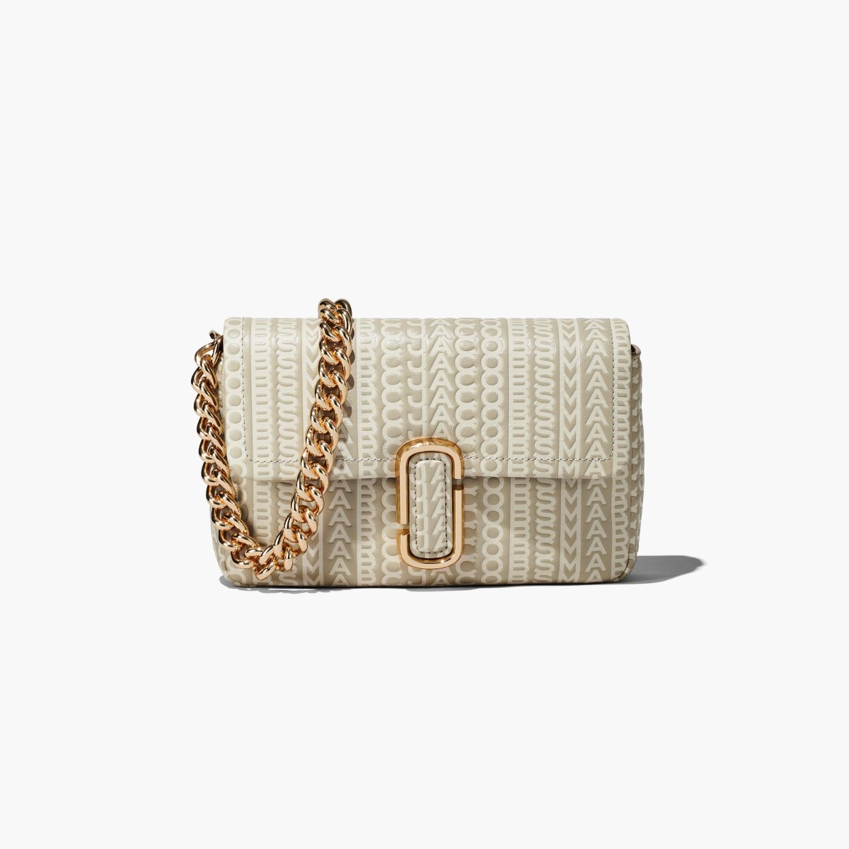 Marc Jacobs Monogram Læder J Marc Shoulder Bag Hnědožlutý | PQFBE0426