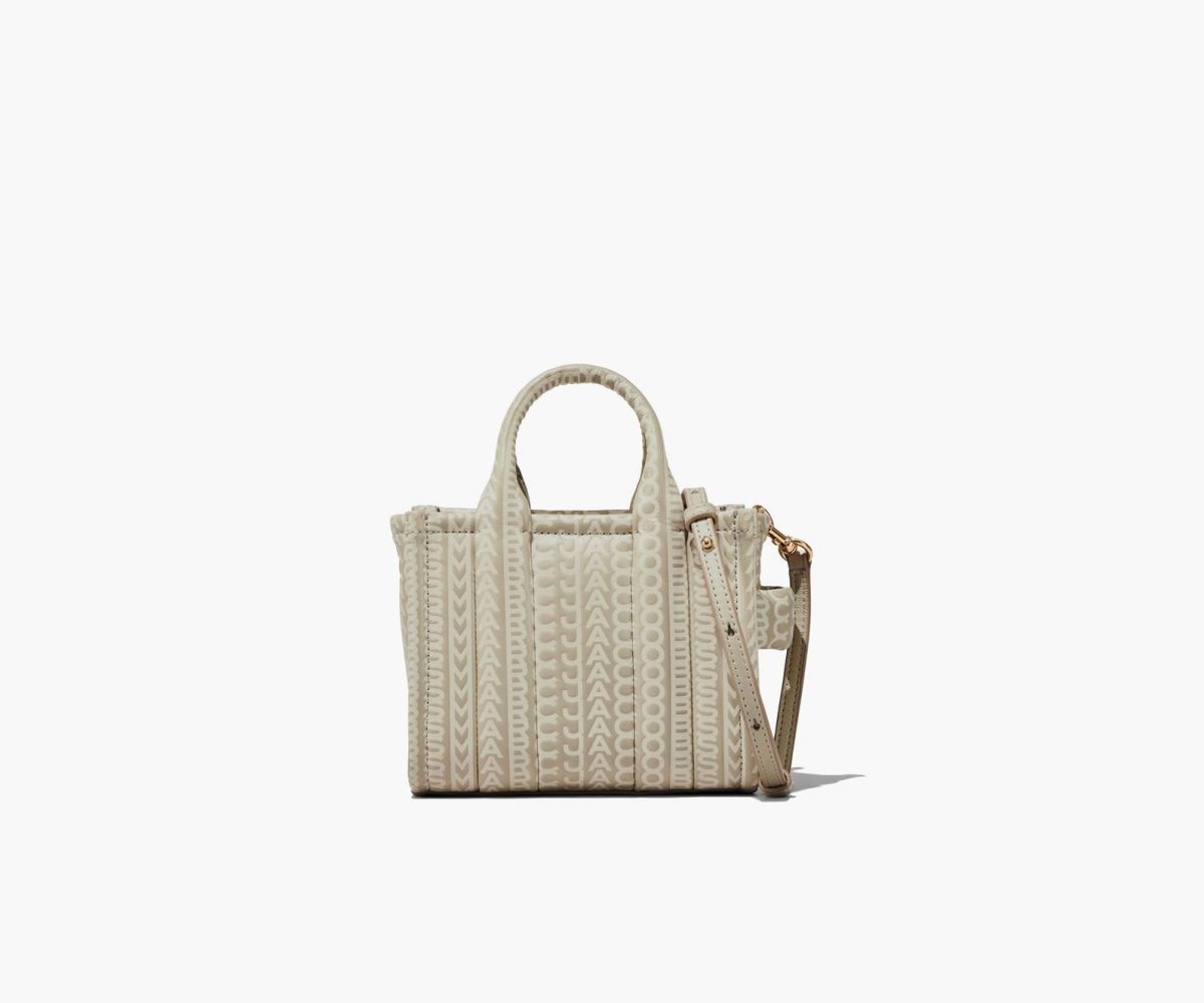 Marc Jacobs Monogram Læder Micro Tote Hnědožlutý | AZDNG5601