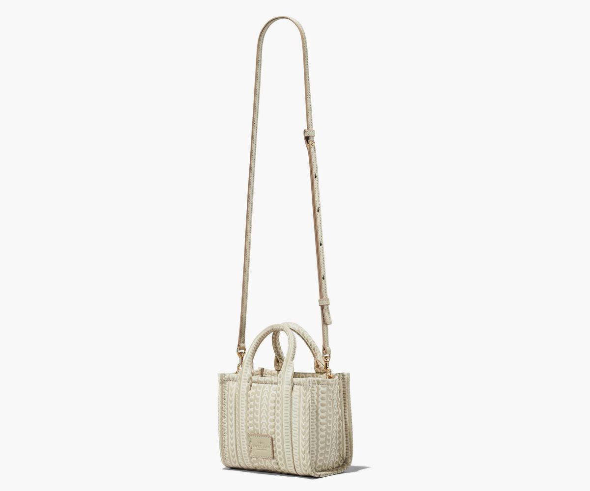 Marc Jacobs Monogram Læder Micro Tote Hnědožlutý | AZDNG5601