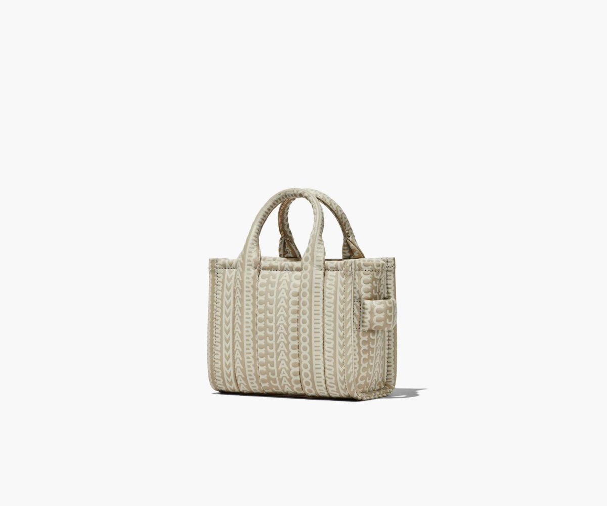 Marc Jacobs Monogram Læder Micro Tote Hnědožlutý | AZDNG5601