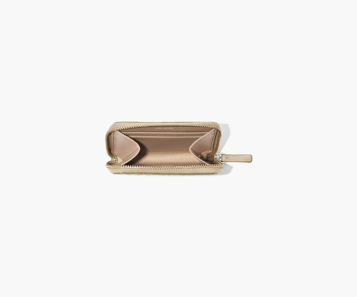 Marc Jacobs Monogram Læder Zip Around Wallet Hnědožlutý | TJSPW8953