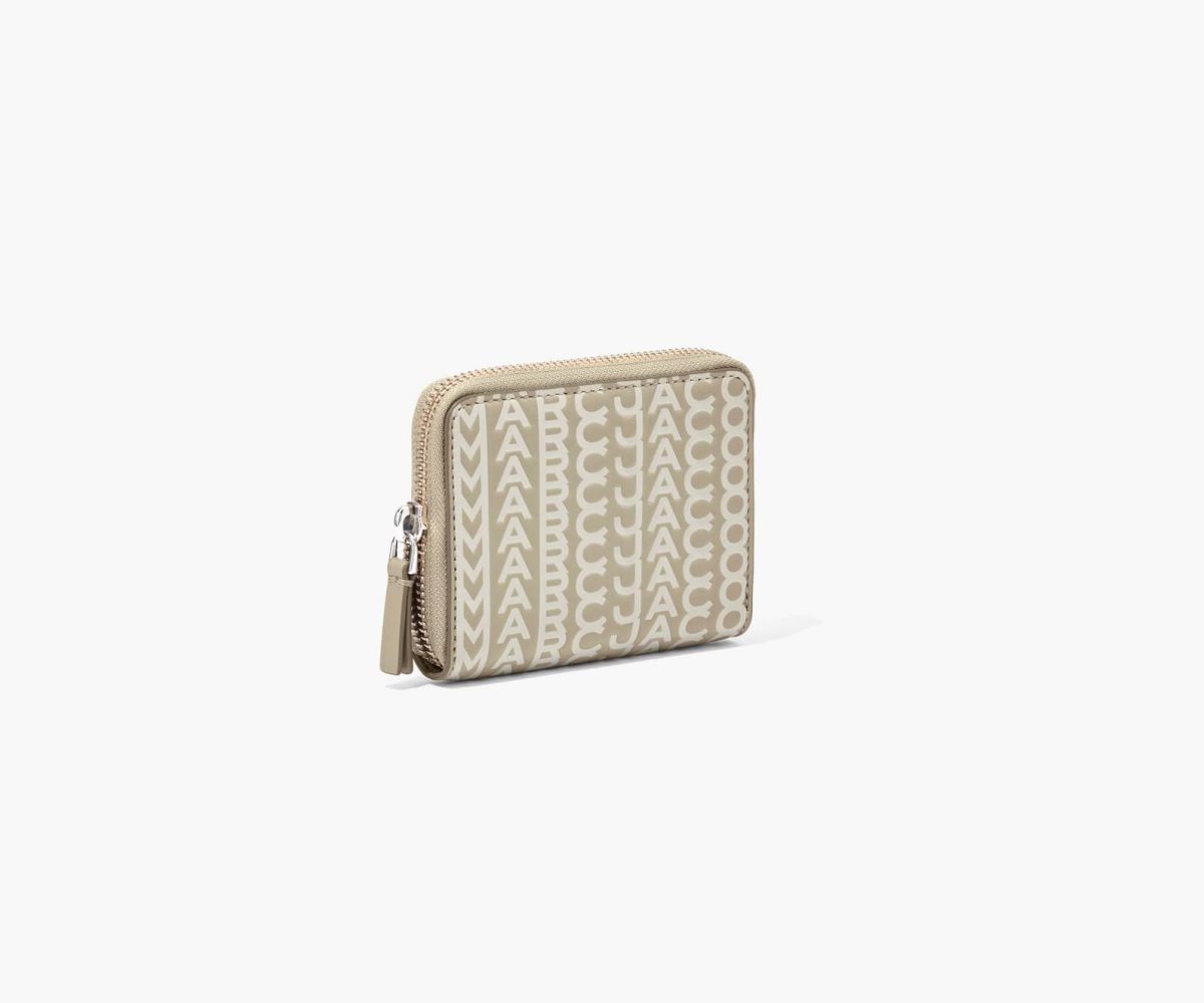 Marc Jacobs Monogram Læder Zip Around Wallet Hnědožlutý | TJSPW8953