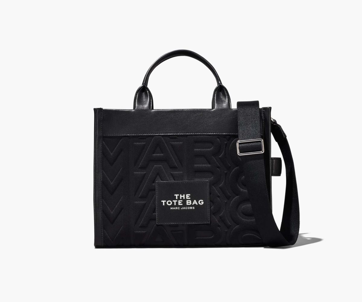 Marc Jacobs Monogram Neoprene Medium Tote Bag Černé | LRTVX7609