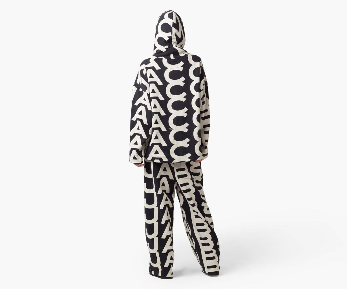 Marc Jacobs Monogram Oversized Hoodie Černé Bílé | XPIKJ3452