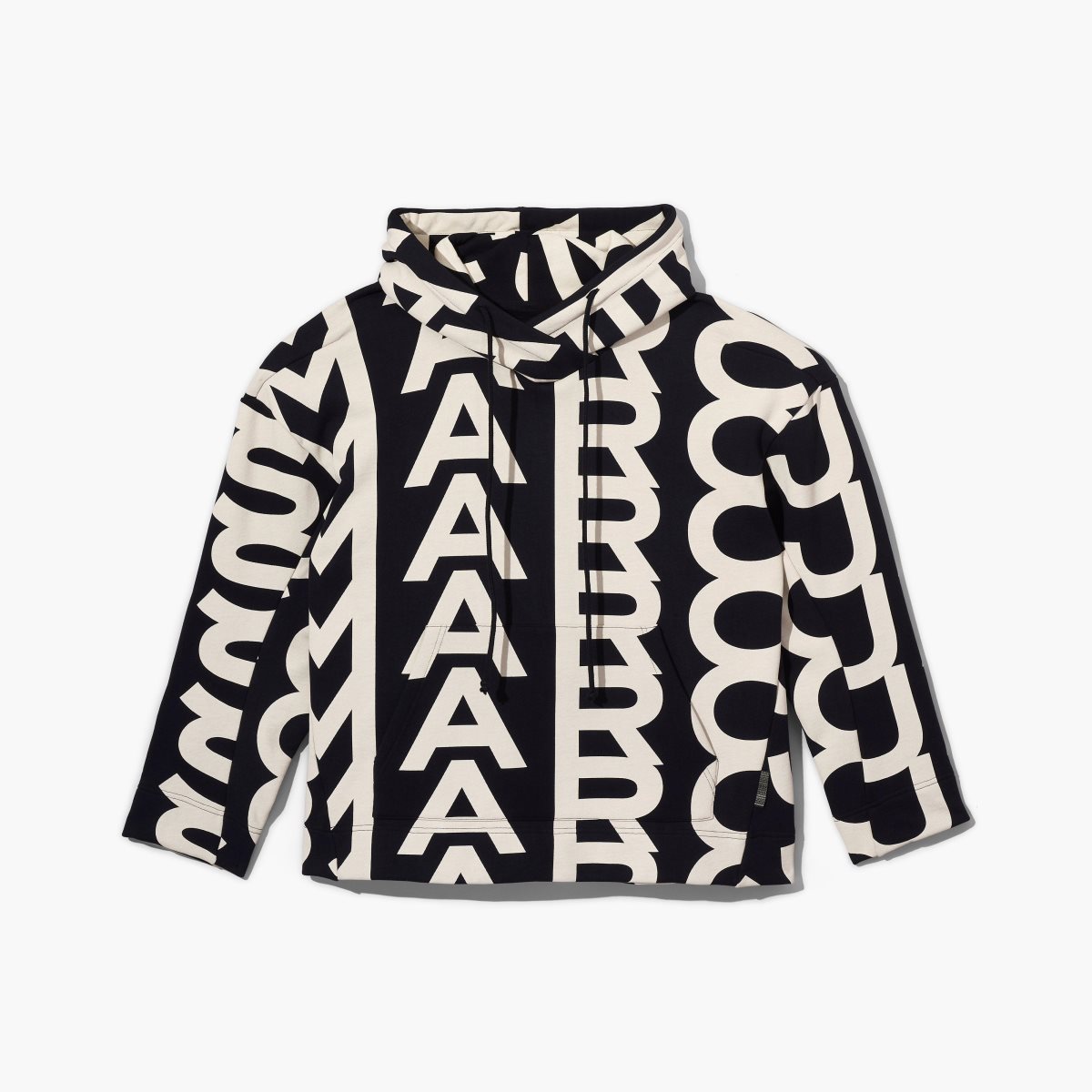 Marc Jacobs Monogram Oversized Hoodie Černé Bílé | XPIKJ3452