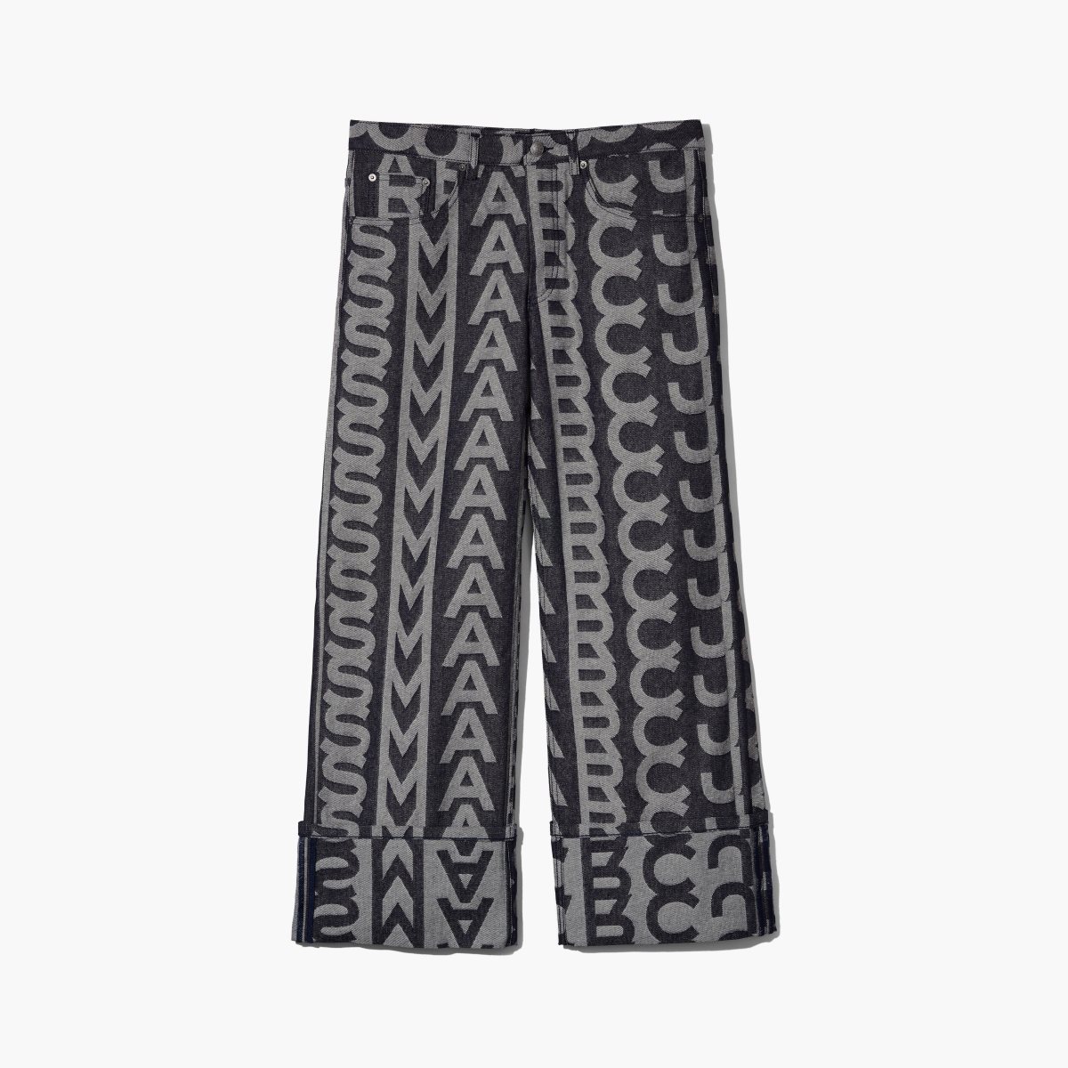 Marc Jacobs Monogram Oversized Jeans Blankyt | RVWYE7365