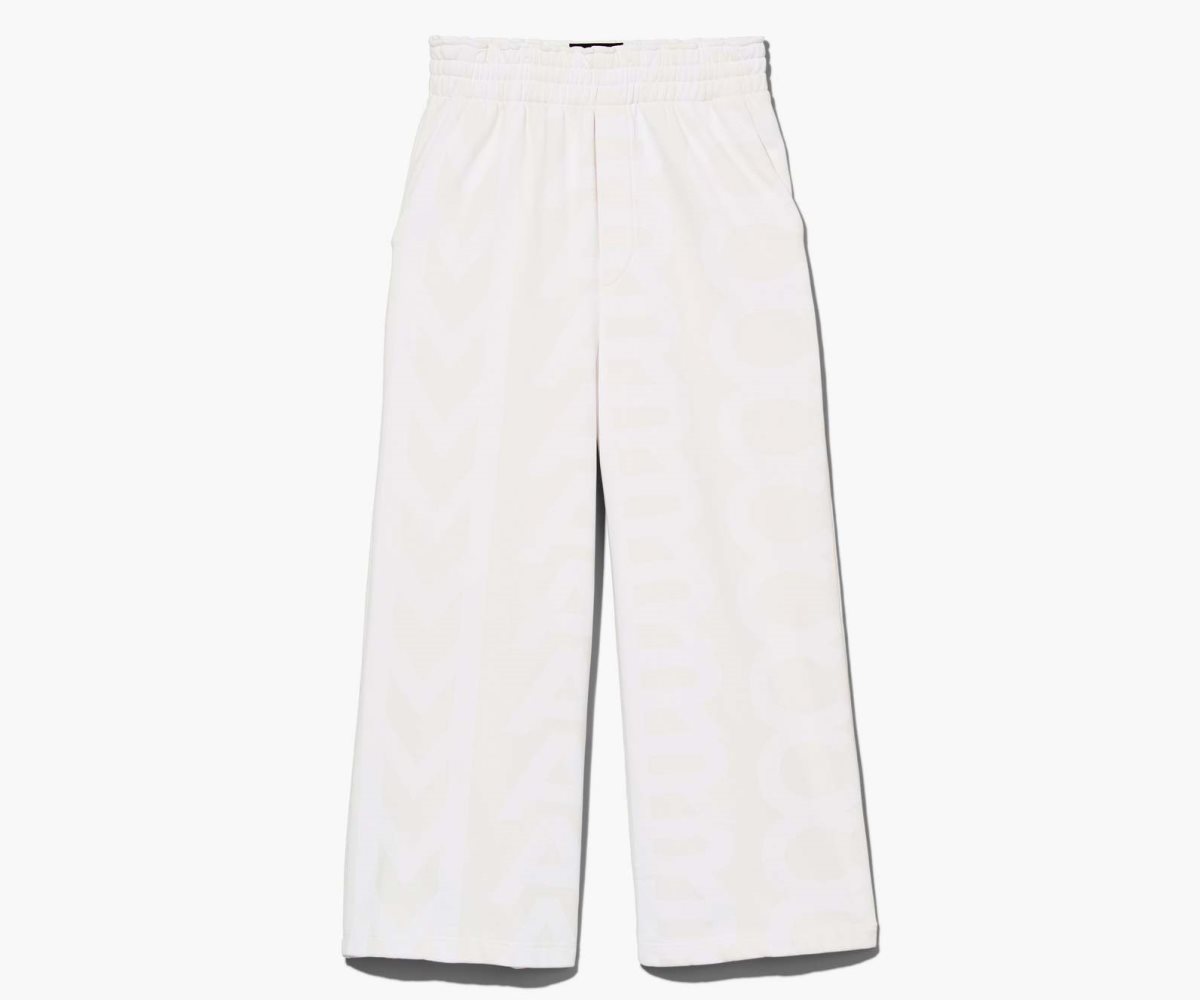 Marc Jacobs Monogram Oversized Sweatpants Bílé | KDUHE1276