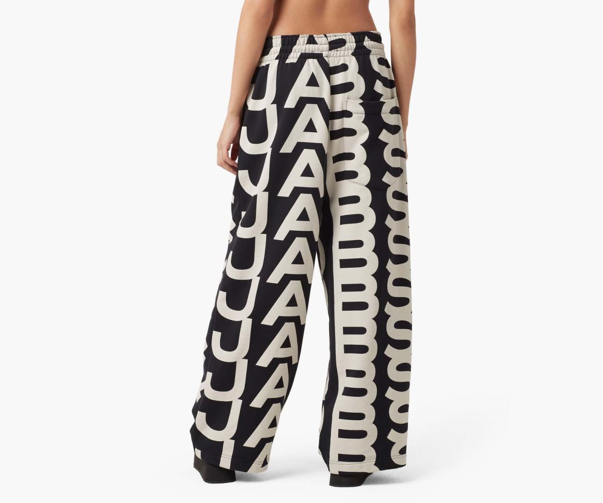 Marc Jacobs Monogram Oversized Sweatpants Černé Bílé | LCQBA5406