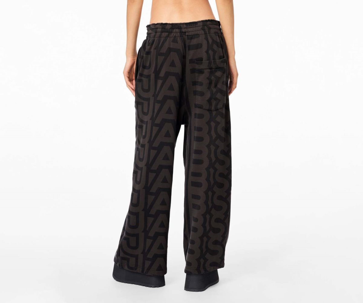 Marc Jacobs Monogram Oversized Sweatpants Černé Šedé | SLDNF7325