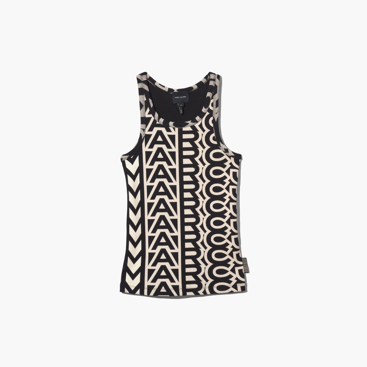 Marc Jacobs Monogram Rib Tank Černé Bílé | VIBXN3278