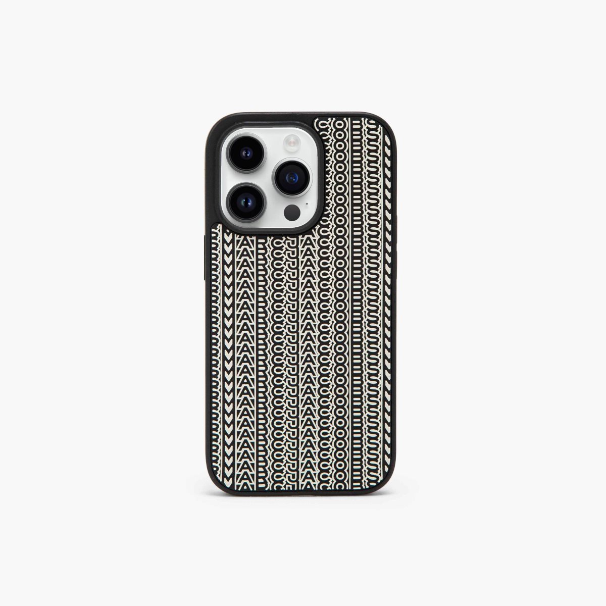 Marc Jacobs Monogram iPhone 14 Pro 3D Case Černé Bílé | VFEIU8461