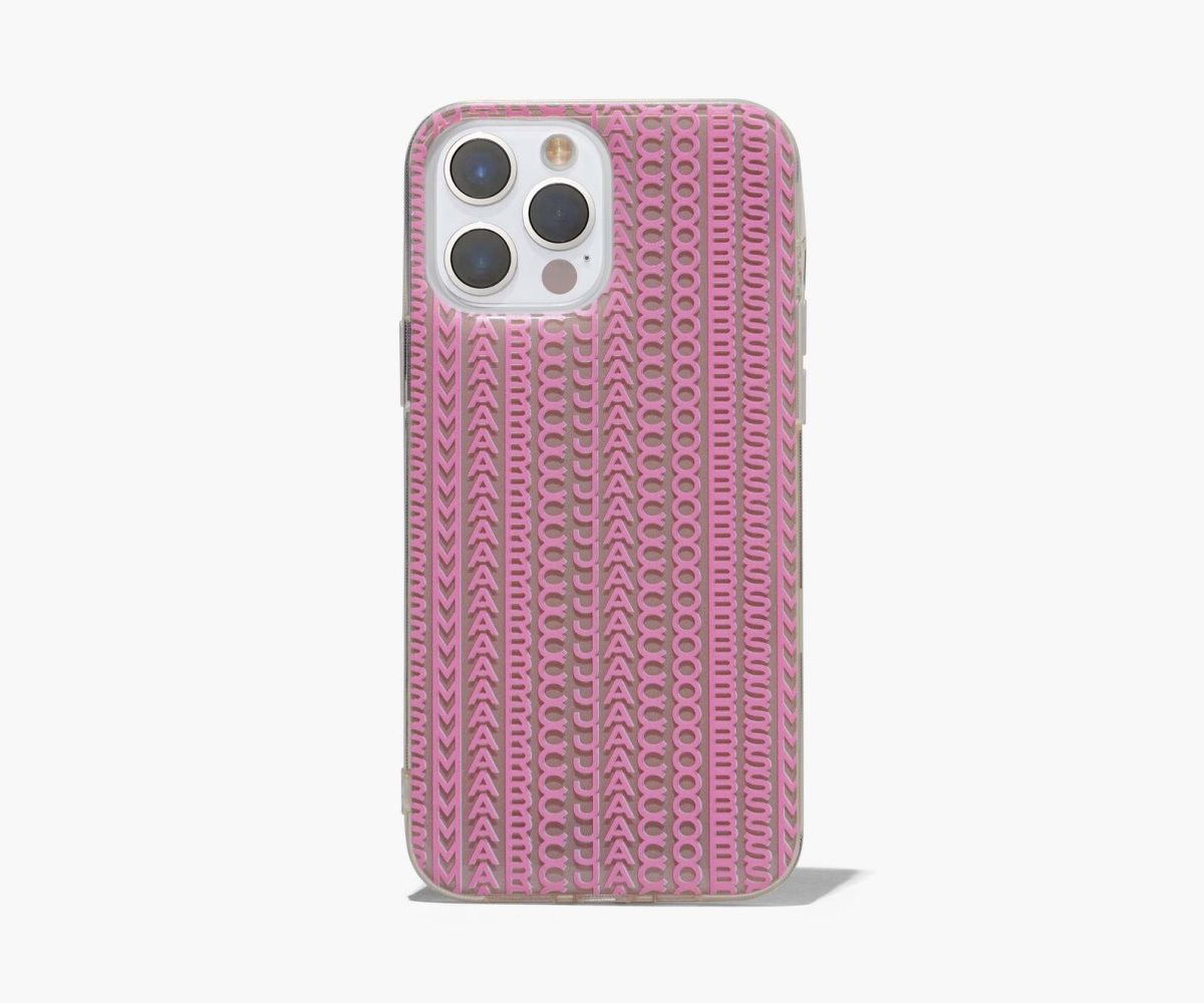 Marc Jacobs Monogram iPhone Case 14 Pro Šedé Hnědé Růžové | GFSRB8043