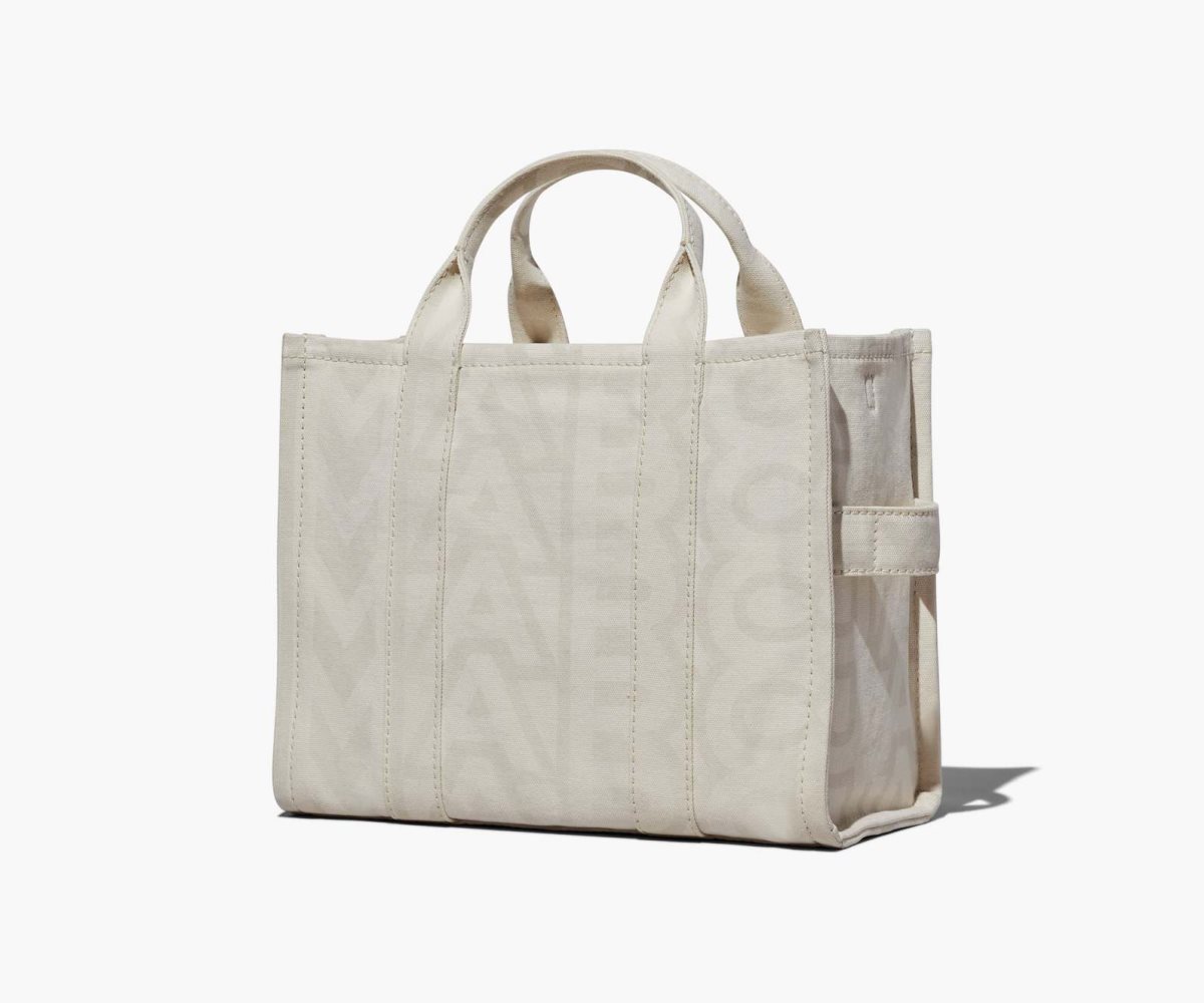 Marc Jacobs Outline Monogram Medium Tote Bag Bílé | MDSTU2938