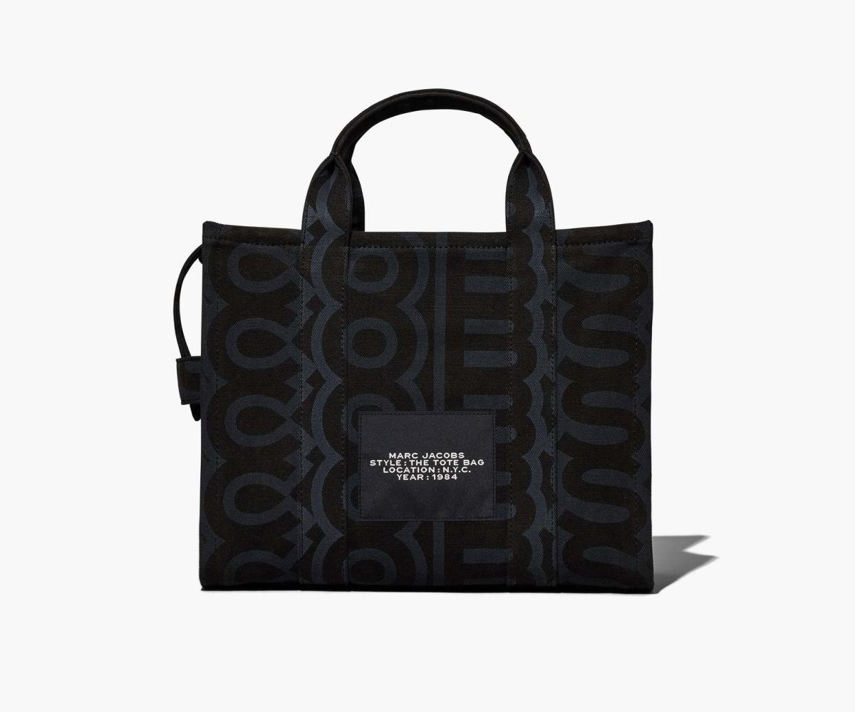 Marc Jacobs Outline Monogram Medium Tote Bag Černé Viacfarebný | YBEIP8264