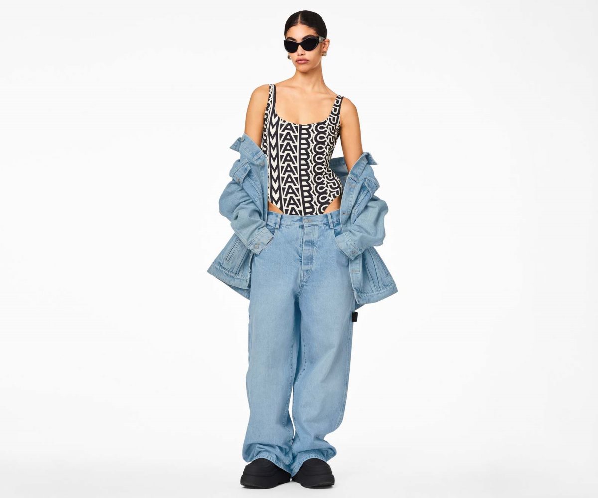 Marc Jacobs Oversized Carpenter Jean Oranžové Blankyt | MADFE8961