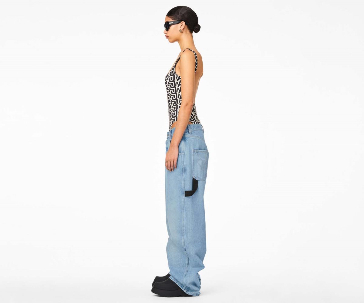 Marc Jacobs Oversized Carpenter Jean Oranžové Blankyt | MADFE8961