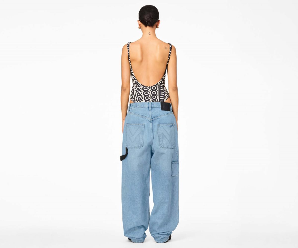 Marc Jacobs Oversized Carpenter Jean Oranžové Blankyt | MADFE8961