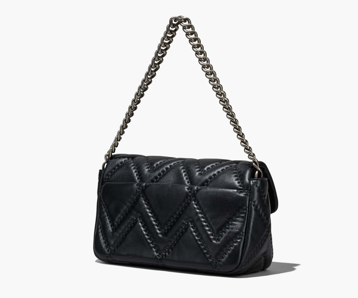 Marc Jacobs Prošívaný Læder J Marc Large Shoulder Bag Černé | RQTEB5137