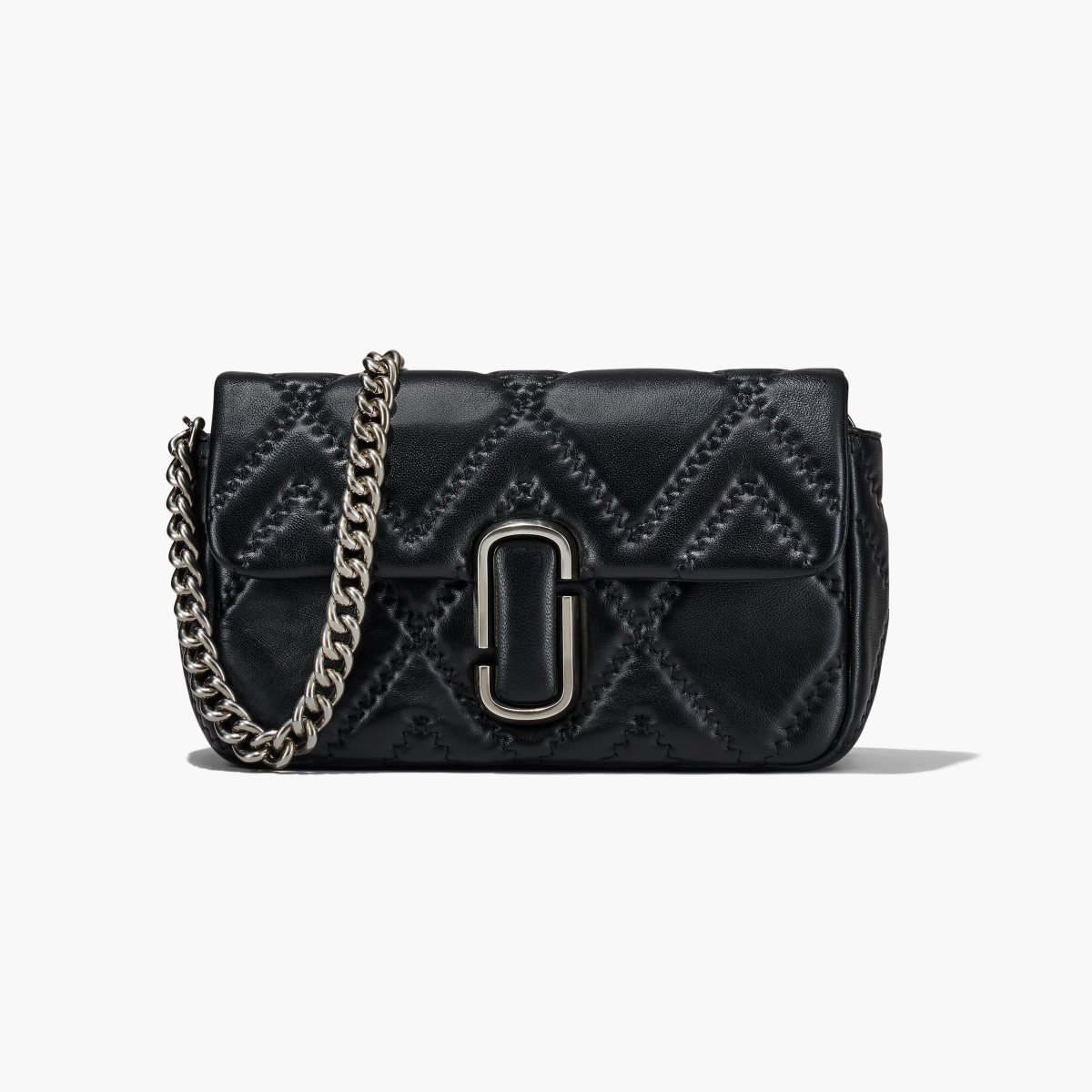 Marc Jacobs Prošívaný Læder J Marc Large Shoulder Bag Černé | RQTEB5137