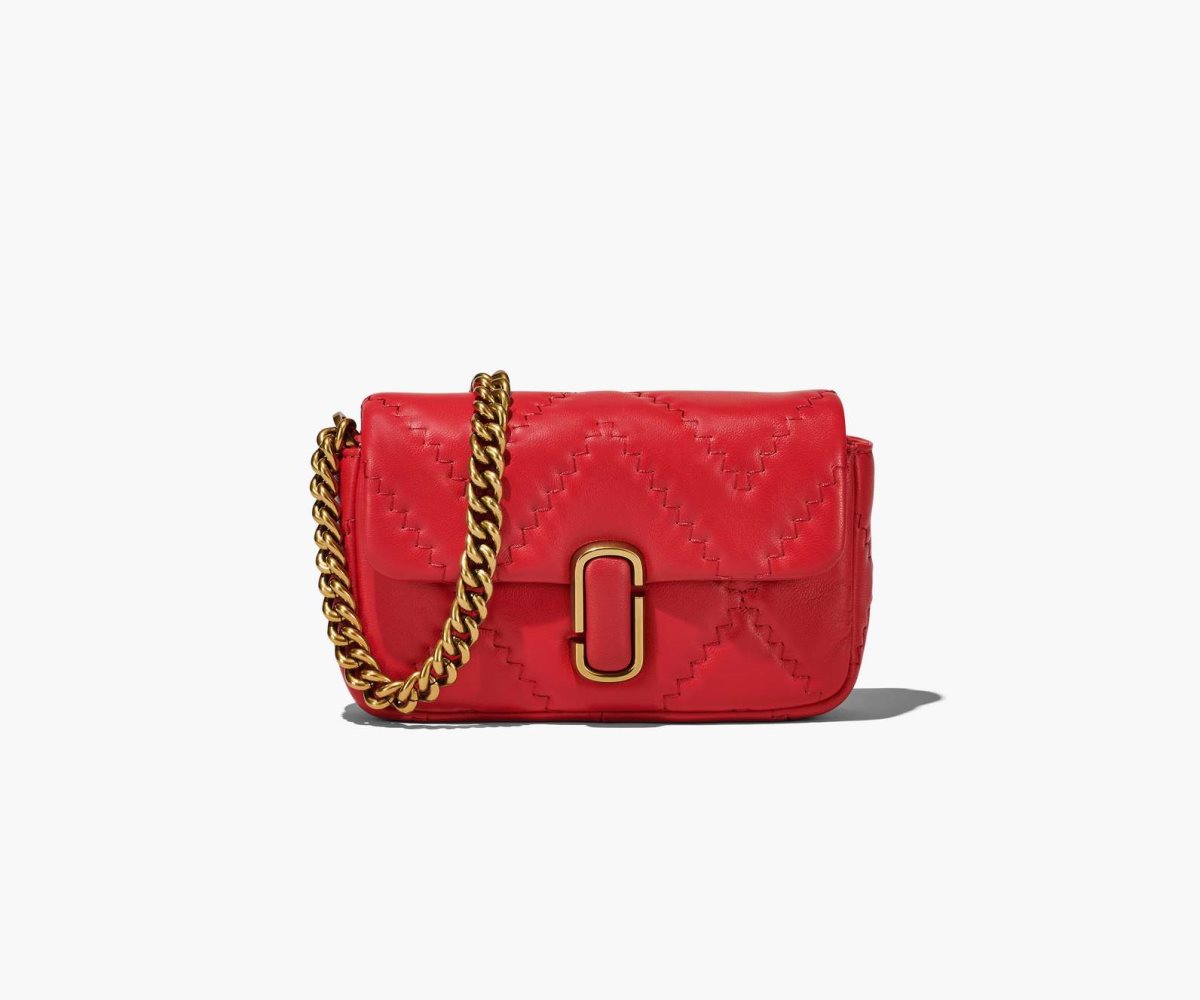 Marc Jacobs Prošívaný Læder J Marc Mini Bag Červené | IKPQF6175