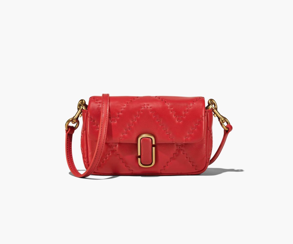 Marc Jacobs Prošívaný Læder J Marc Mini Bag Červené | IKPQF6175