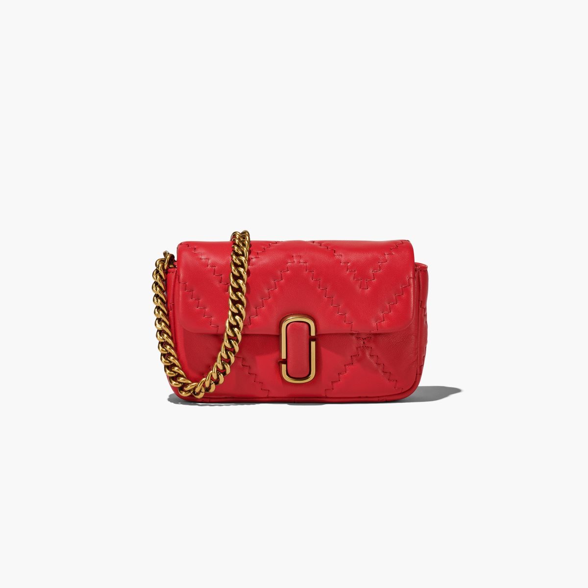 Marc Jacobs Prošívaný Læder J Marc Mini Bag Červené | IKPQF6175