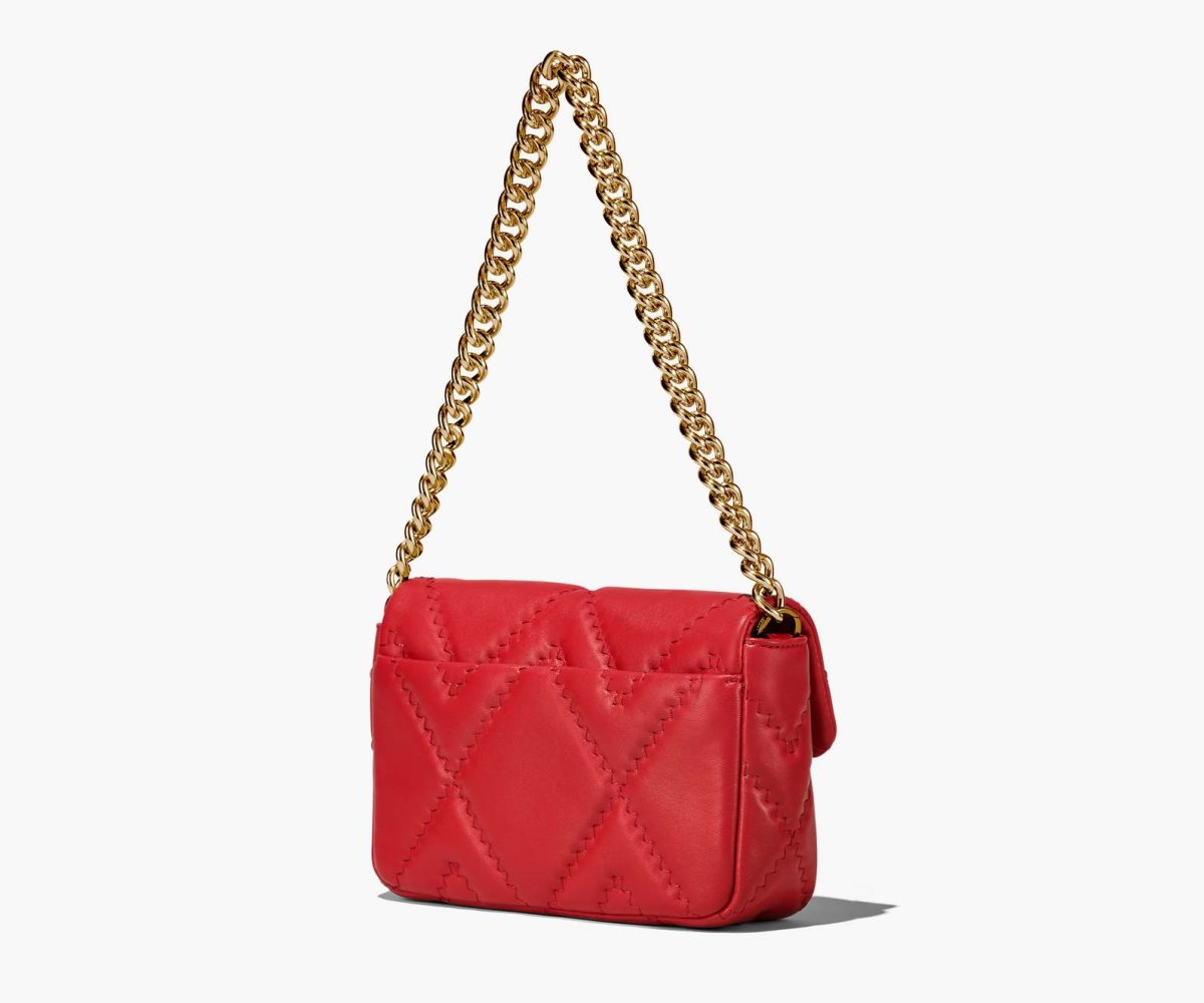 Marc Jacobs Prošívaný Læder J Marc Shoulder Bag Červené | BLXSW4318