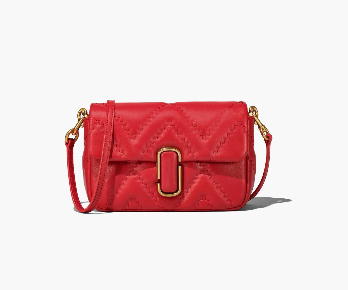 Marc Jacobs Prošívaný Læder J Marc Shoulder Bag Červené | BLXSW4318