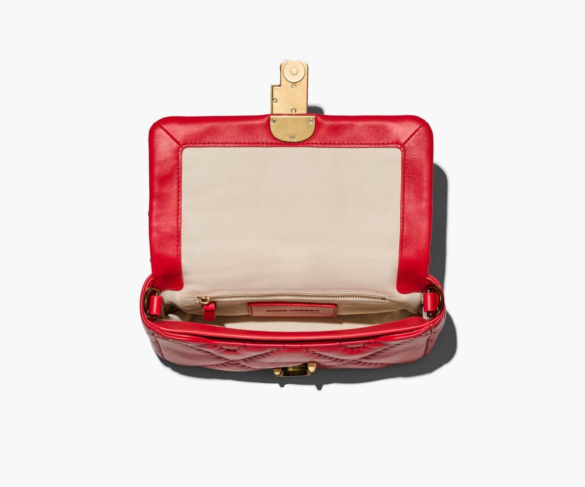 Marc Jacobs Prošívaný Læder J Marc Shoulder Bag Červené | BLXSW4318