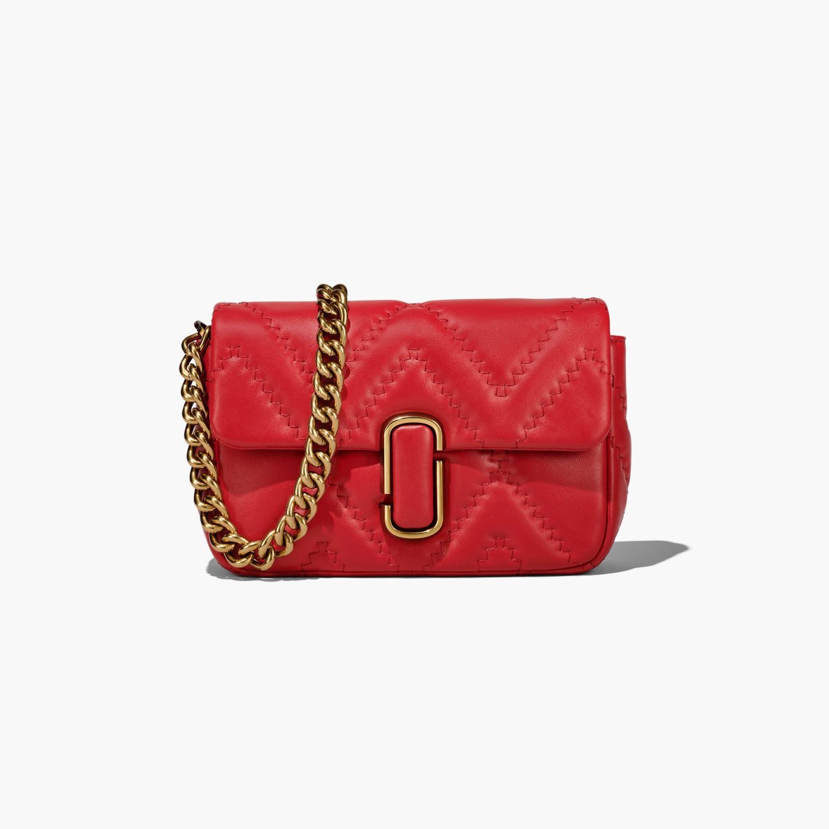 Marc Jacobs Prošívaný Læder J Marc Shoulder Bag Červené | BLXSW4318