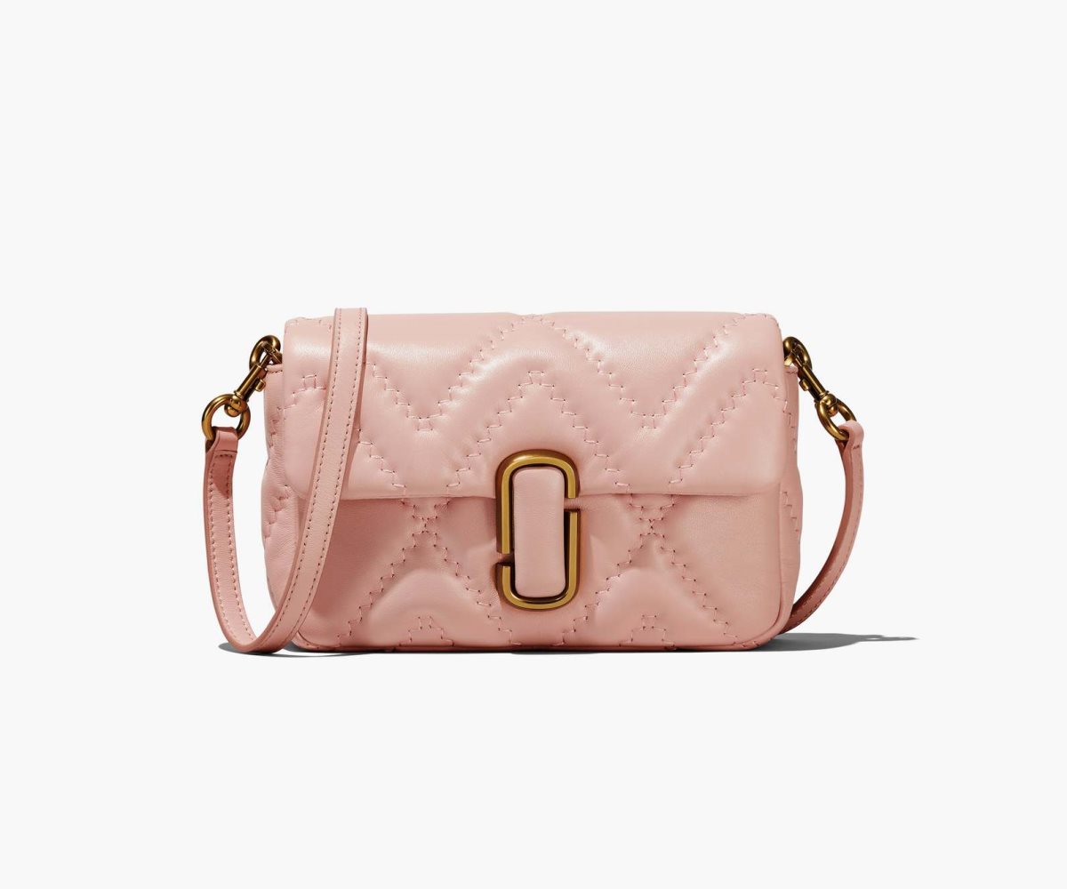 Marc Jacobs Prošívaný Læder J Marc Shoulder Bag Růžové | LMJIX3246