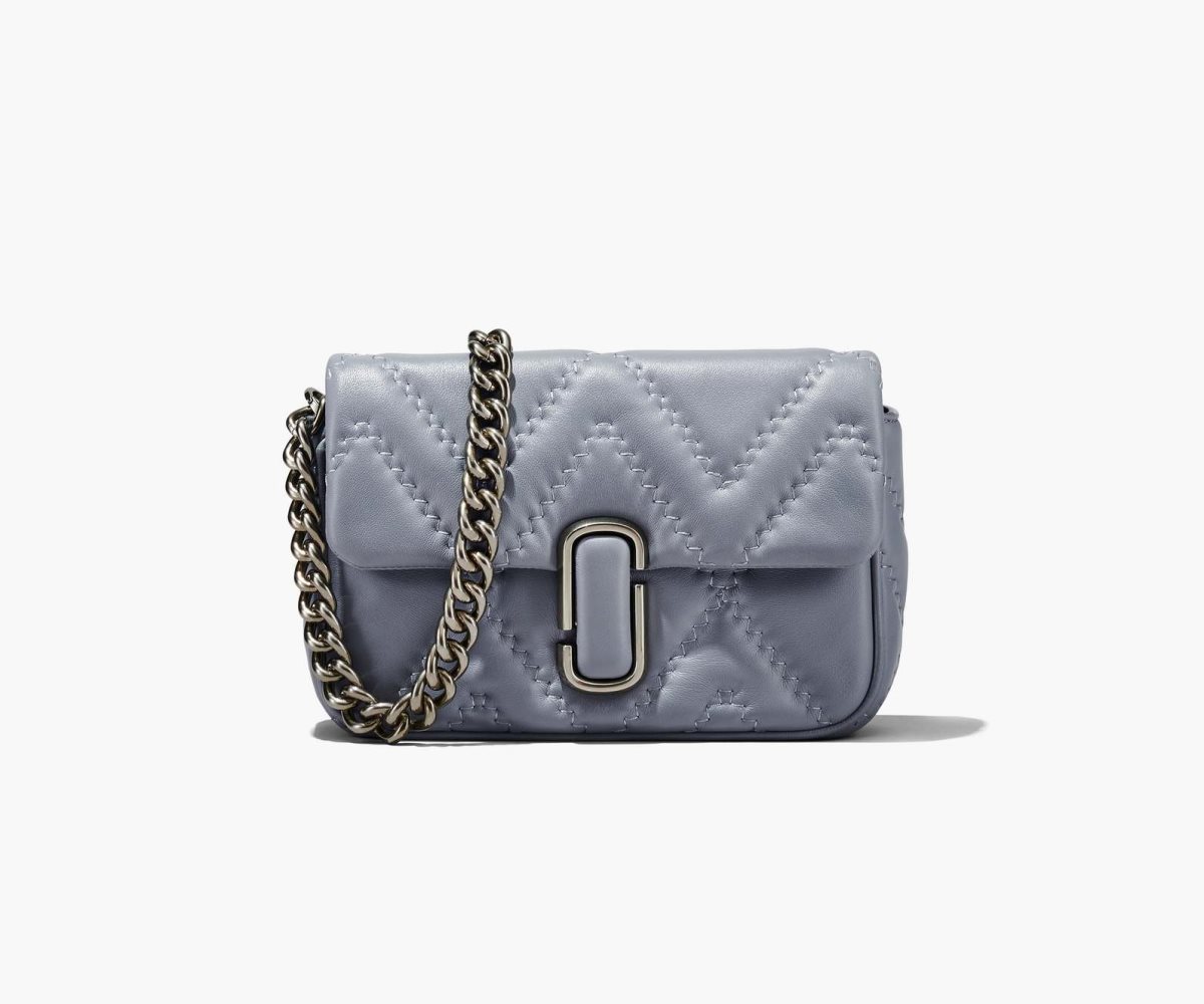 Marc Jacobs Prošívaný Læder J Marc Shoulder Bag Šedé | QUDHI4193