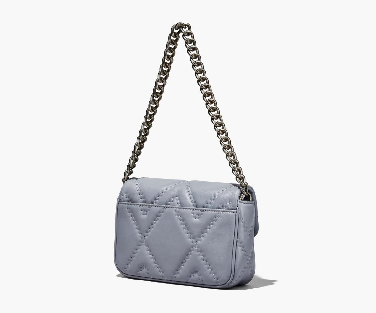 Marc Jacobs Prošívaný Læder J Marc Shoulder Bag Šedé | QUDHI4193