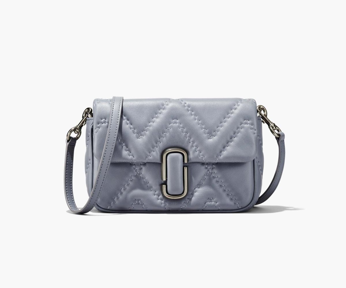 Marc Jacobs Prošívaný Læder J Marc Shoulder Bag Šedé | QUDHI4193