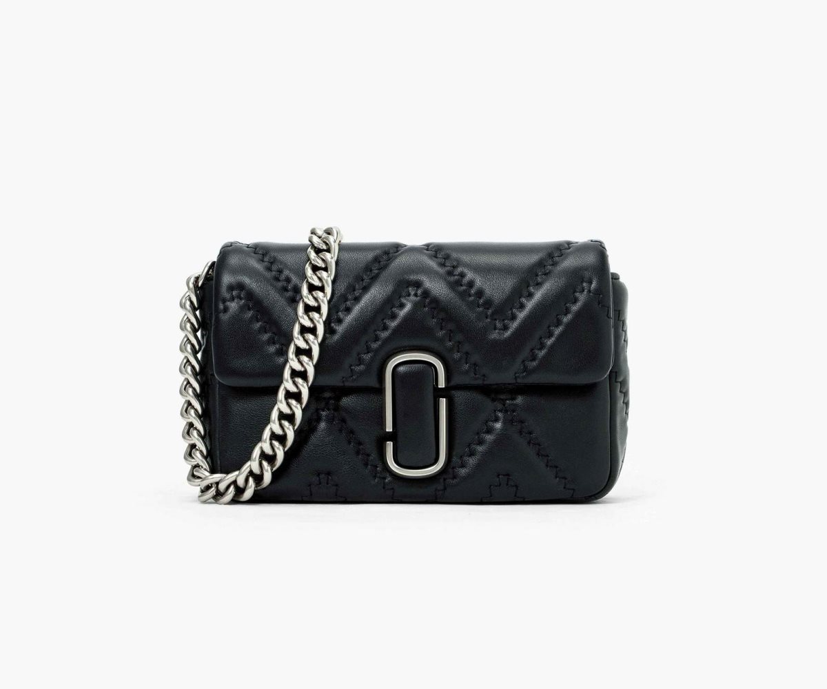 Marc Jacobs Prošívaný Læder J Marc Shoulder Bag Černé | WSABH4208