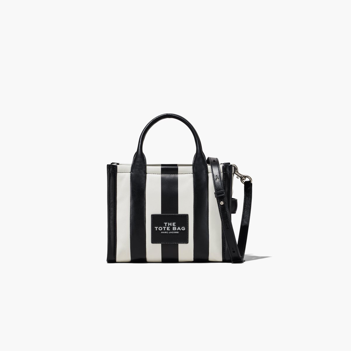 Marc Jacobs Pruhovaný Mini Tote Bag Černé Bílé | AHBKO8410