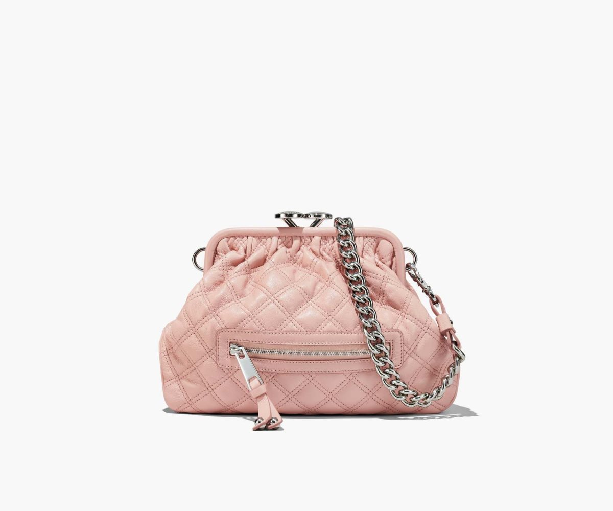 Marc Jacobs Re-Edition Prošívaný Læder Little Stam Bag Růžové | DPSBW3496