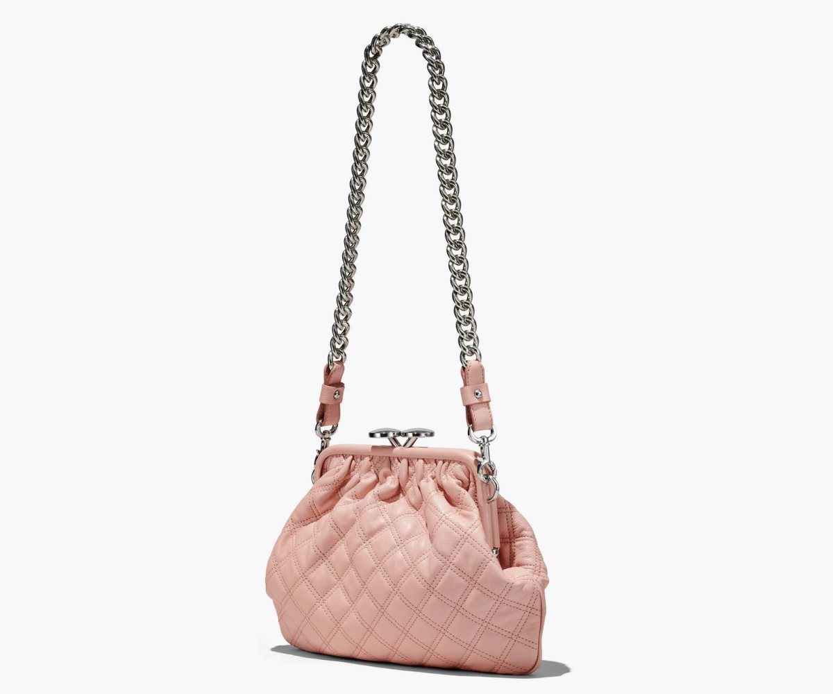 Marc Jacobs Re-Edition Prošívaný Læder Little Stam Bag Růžové | DPSBW3496