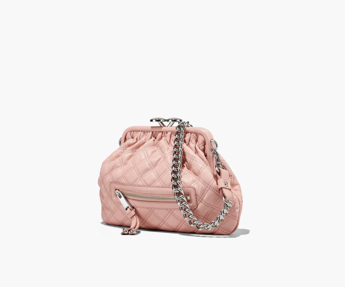 Marc Jacobs Re-Edition Prošívaný Læder Little Stam Bag Růžové | DPSBW3496