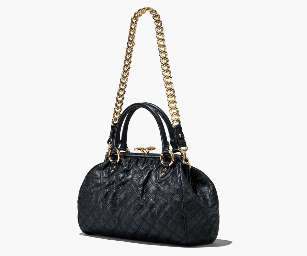 Marc Jacobs Re-Edition Prošívaný Læder Stam Bag Černé | XNGYR4906