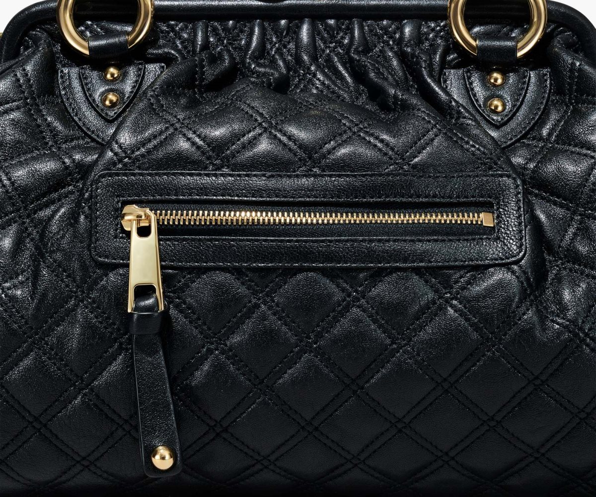 Marc Jacobs Re-Edition Prošívaný Læder Stam Bag Černé | XNGYR4906