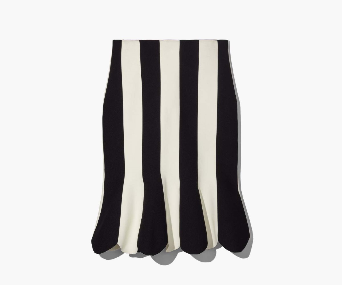 Marc Jacobs Scuba Stripe Skirt Černé Bílé | NJVQK0358